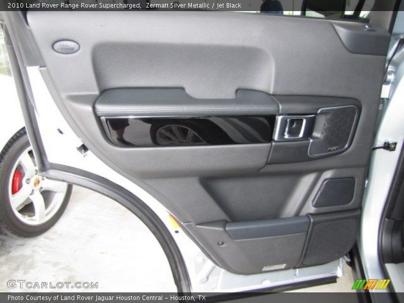Zermatt Silver Metallic / Jet Black 2010 Land Rover Range Rover Supercharged