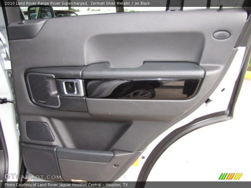 Zermatt Silver Metallic / Jet Black 2010 Land Rover Range Rover Supercharged