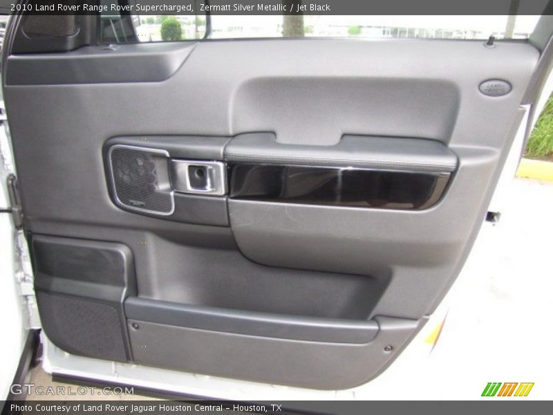 Zermatt Silver Metallic / Jet Black 2010 Land Rover Range Rover Supercharged