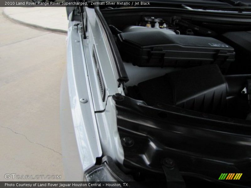 Zermatt Silver Metallic / Jet Black 2010 Land Rover Range Rover Supercharged