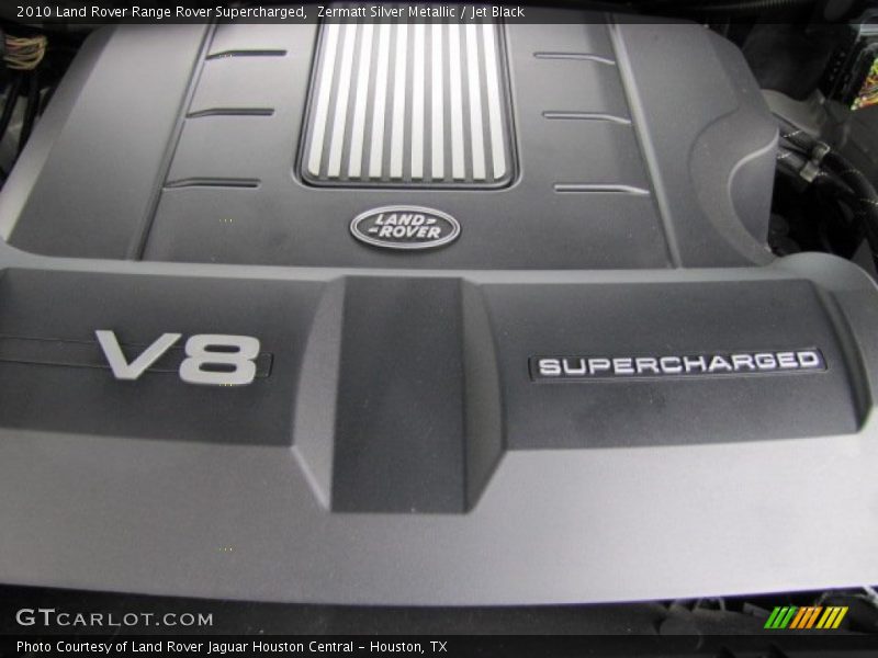 Zermatt Silver Metallic / Jet Black 2010 Land Rover Range Rover Supercharged