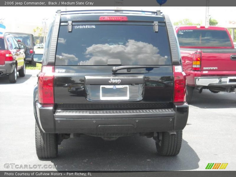 Black / Medium Slate Gray 2006 Jeep Commander