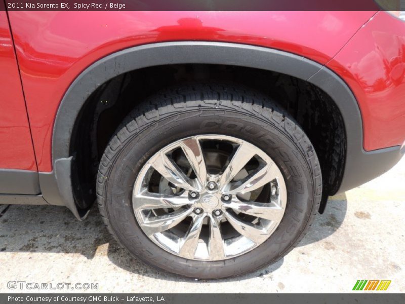 Spicy Red / Beige 2011 Kia Sorento EX