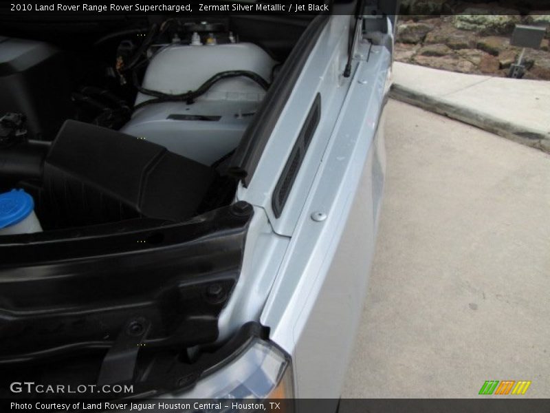 Zermatt Silver Metallic / Jet Black 2010 Land Rover Range Rover Supercharged