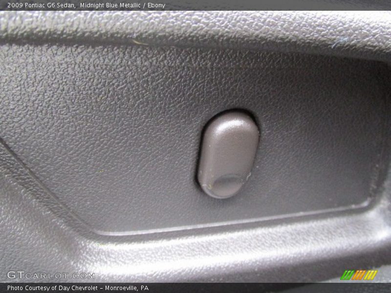 Midnight Blue Metallic / Ebony 2009 Pontiac G6 Sedan