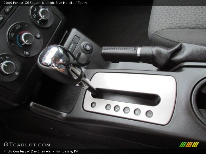 Midnight Blue Metallic / Ebony 2009 Pontiac G6 Sedan