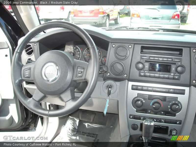 Black / Medium Slate Gray 2006 Jeep Commander
