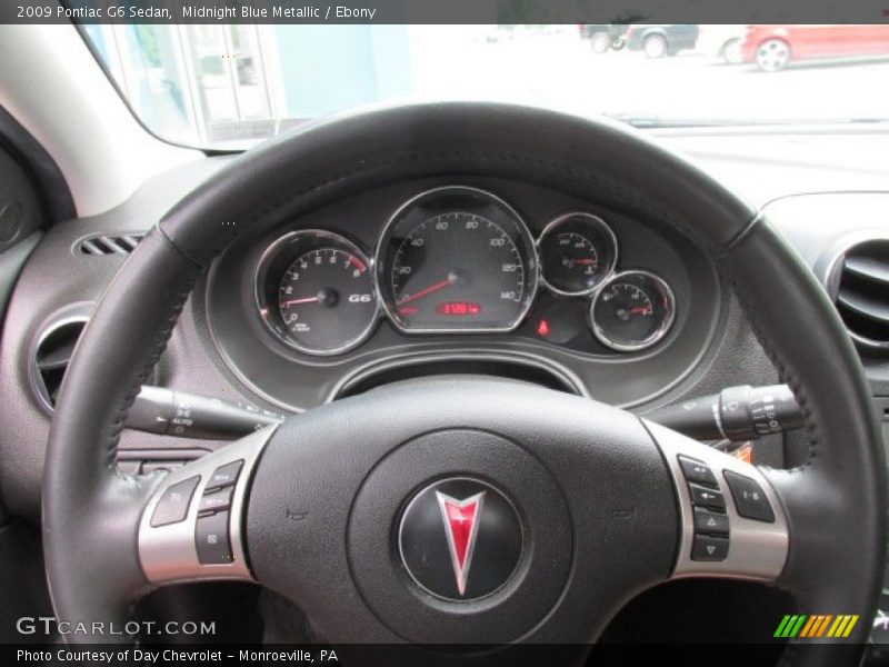 Midnight Blue Metallic / Ebony 2009 Pontiac G6 Sedan
