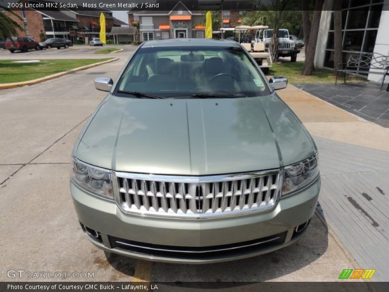 Moss Green Metallic / Sand 2009 Lincoln MKZ Sedan