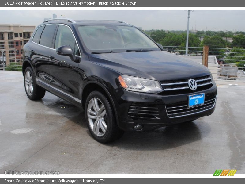 Black / Saddle Brown 2013 Volkswagen Touareg TDI Executive 4XMotion