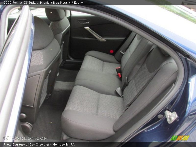 Midnight Blue Metallic / Ebony 2009 Pontiac G6 Sedan