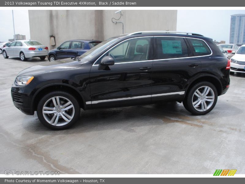 Black / Saddle Brown 2013 Volkswagen Touareg TDI Executive 4XMotion