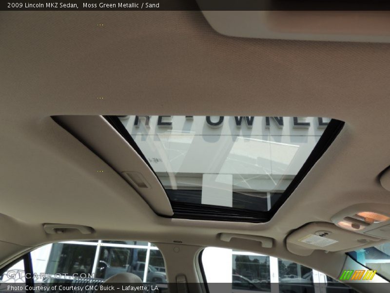 Moss Green Metallic / Sand 2009 Lincoln MKZ Sedan