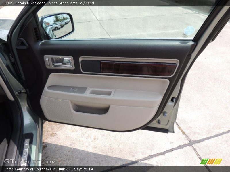 Moss Green Metallic / Sand 2009 Lincoln MKZ Sedan