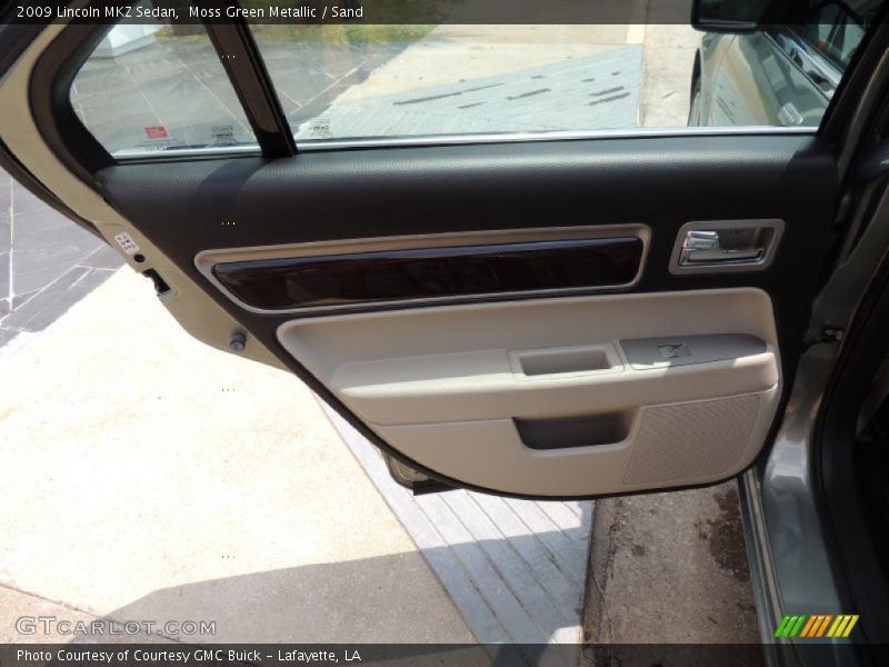 Moss Green Metallic / Sand 2009 Lincoln MKZ Sedan