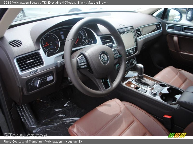 Black / Saddle Brown 2013 Volkswagen Touareg TDI Executive 4XMotion