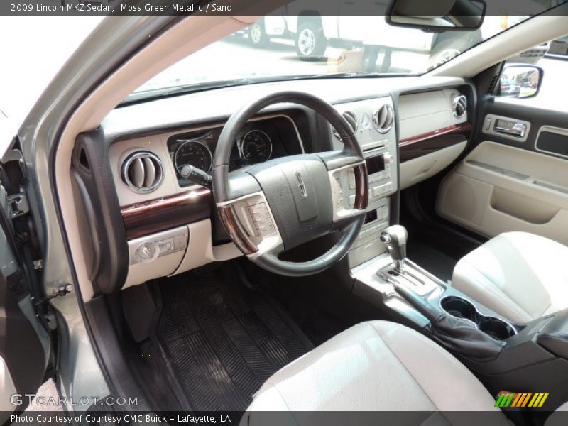 Moss Green Metallic / Sand 2009 Lincoln MKZ Sedan