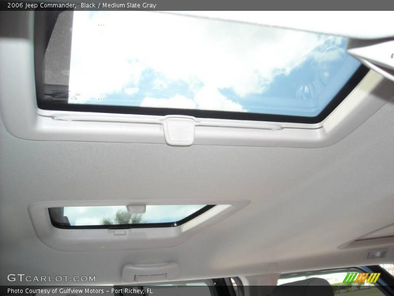 Black / Medium Slate Gray 2006 Jeep Commander