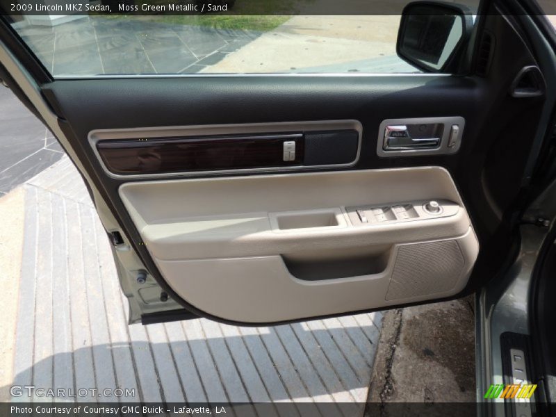 Moss Green Metallic / Sand 2009 Lincoln MKZ Sedan