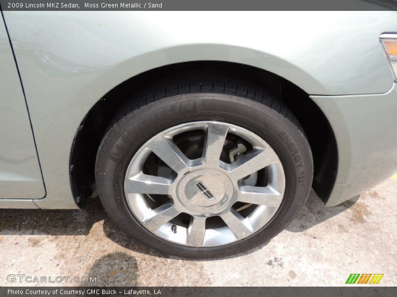 Moss Green Metallic / Sand 2009 Lincoln MKZ Sedan