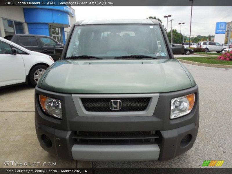 Galapagos Green Metallic / Gray 2003 Honda Element EX AWD