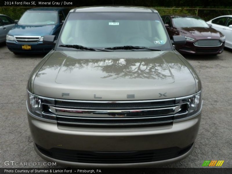 Mineral Gray / Dune 2014 Ford Flex SE