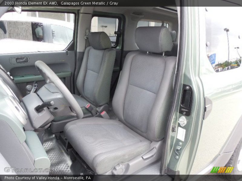 Galapagos Green Metallic / Gray 2003 Honda Element EX AWD