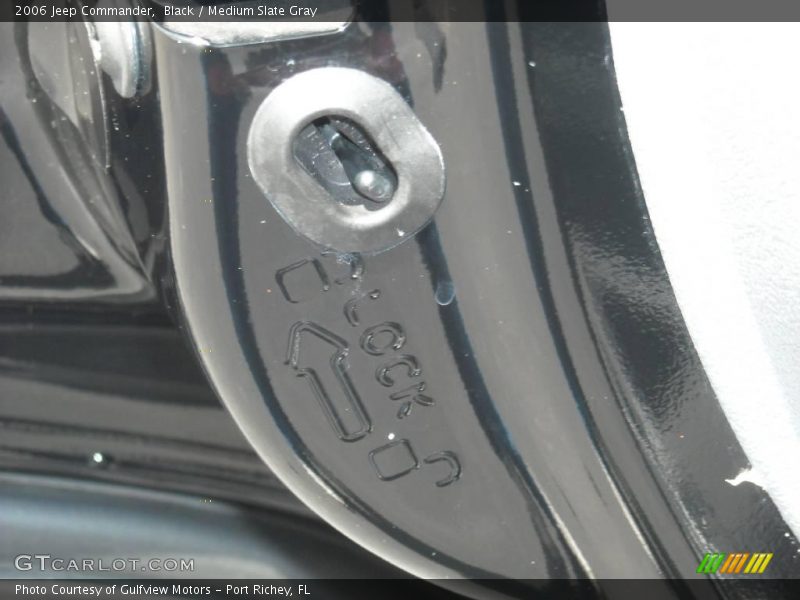 Black / Medium Slate Gray 2006 Jeep Commander