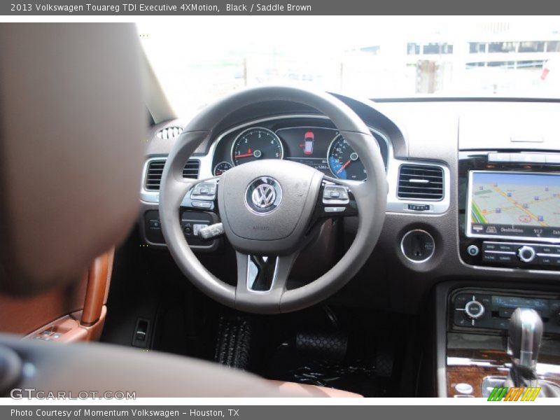 Black / Saddle Brown 2013 Volkswagen Touareg TDI Executive 4XMotion