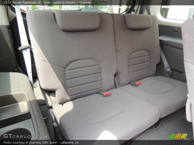Rear Seat of 2010 Pathfinder SE