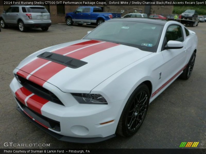 Front 3/4 View of 2014 Mustang Shelby GT500 SVT Performance Package Coupe