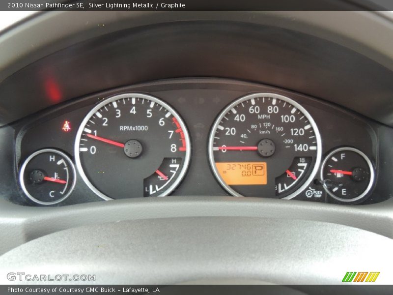 Silver Lightning Metallic / Graphite 2010 Nissan Pathfinder SE