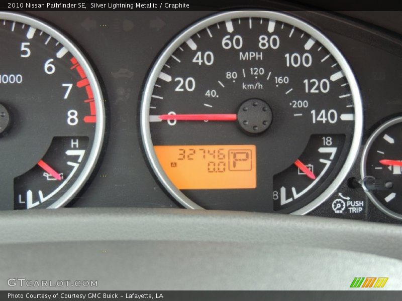 Silver Lightning Metallic / Graphite 2010 Nissan Pathfinder SE
