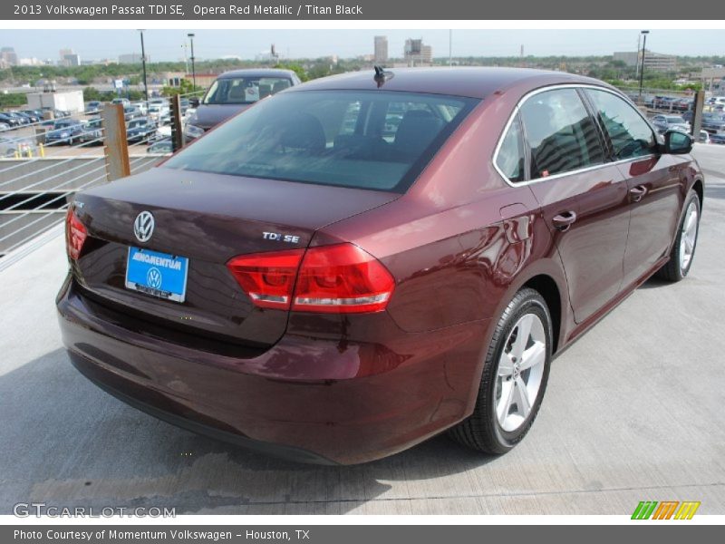 Opera Red Metallic / Titan Black 2013 Volkswagen Passat TDI SE