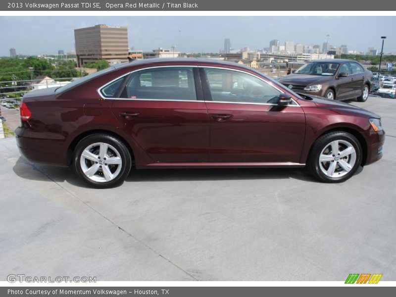 Opera Red Metallic / Titan Black 2013 Volkswagen Passat TDI SE
