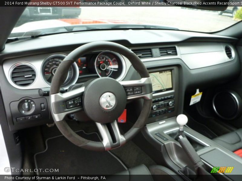 Dashboard of 2014 Mustang Shelby GT500 SVT Performance Package Coupe