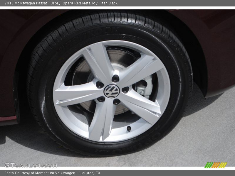 Opera Red Metallic / Titan Black 2013 Volkswagen Passat TDI SE
