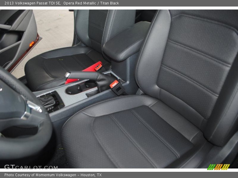 Opera Red Metallic / Titan Black 2013 Volkswagen Passat TDI SE