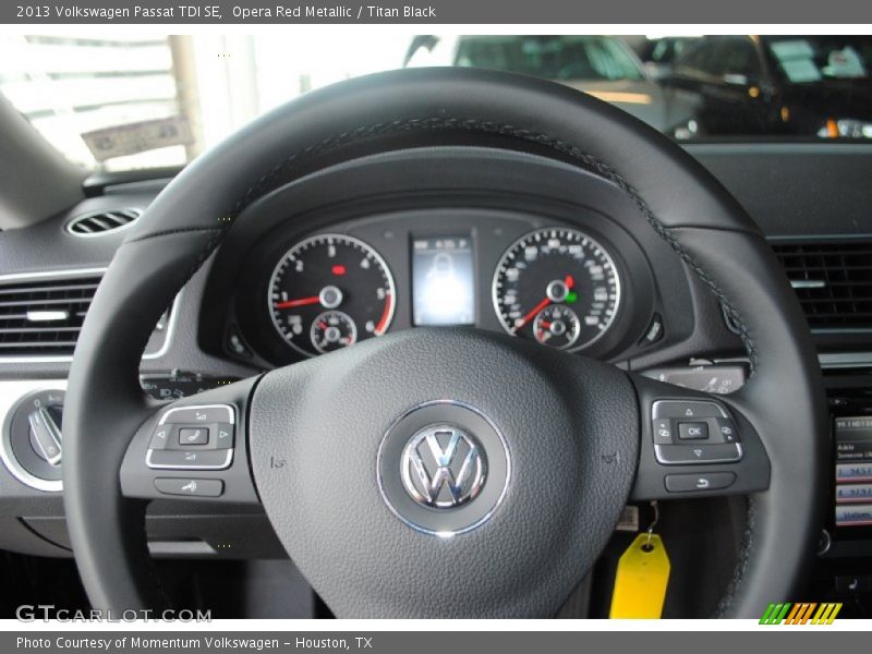 Opera Red Metallic / Titan Black 2013 Volkswagen Passat TDI SE