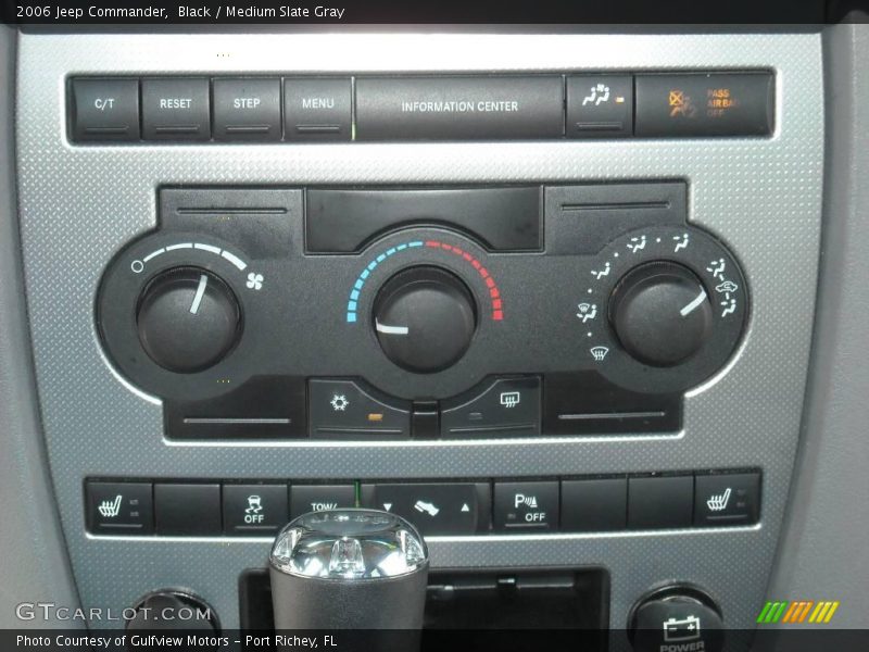 Black / Medium Slate Gray 2006 Jeep Commander