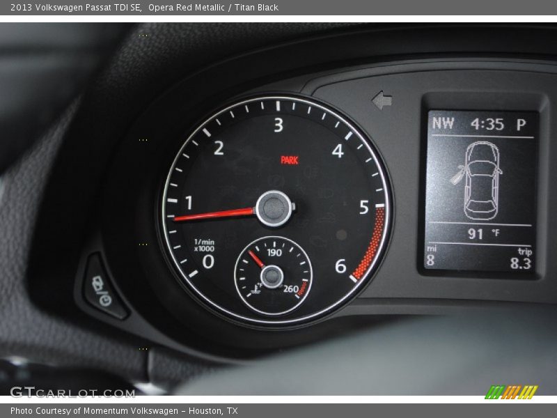 Opera Red Metallic / Titan Black 2013 Volkswagen Passat TDI SE