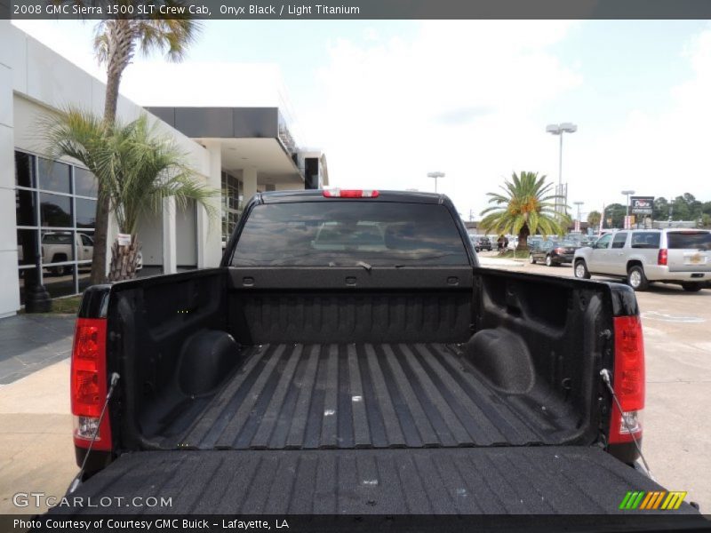 Onyx Black / Light Titanium 2008 GMC Sierra 1500 SLT Crew Cab
