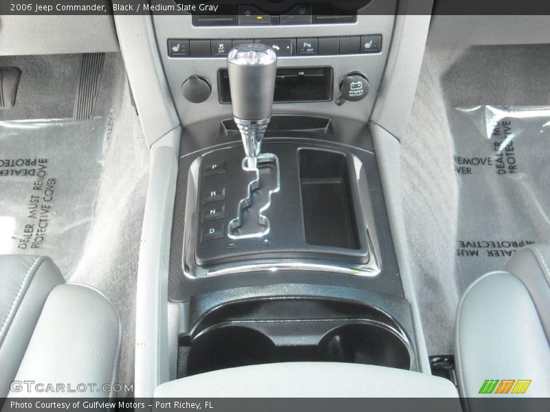 Black / Medium Slate Gray 2006 Jeep Commander