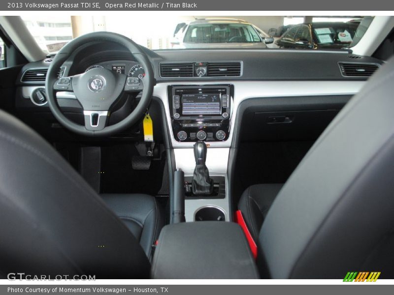 Opera Red Metallic / Titan Black 2013 Volkswagen Passat TDI SE