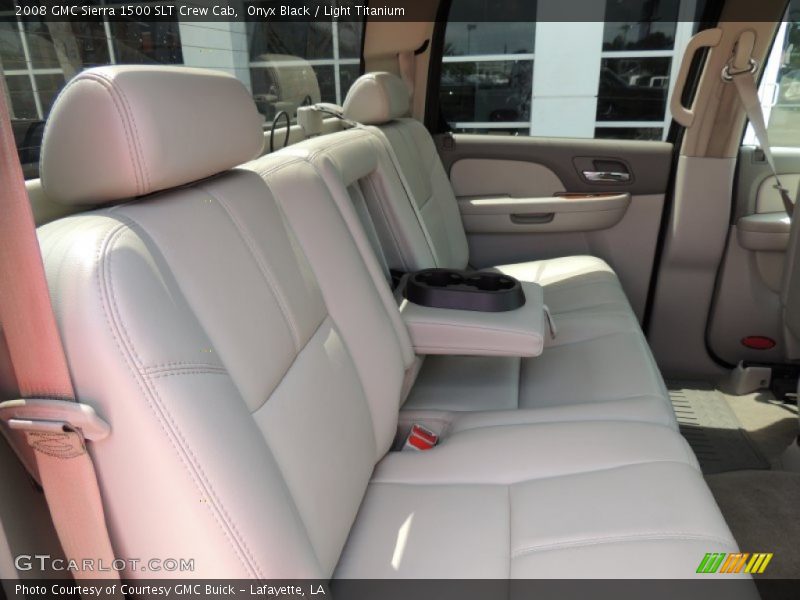 Onyx Black / Light Titanium 2008 GMC Sierra 1500 SLT Crew Cab