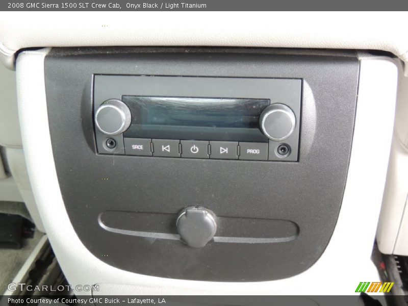 Onyx Black / Light Titanium 2008 GMC Sierra 1500 SLT Crew Cab