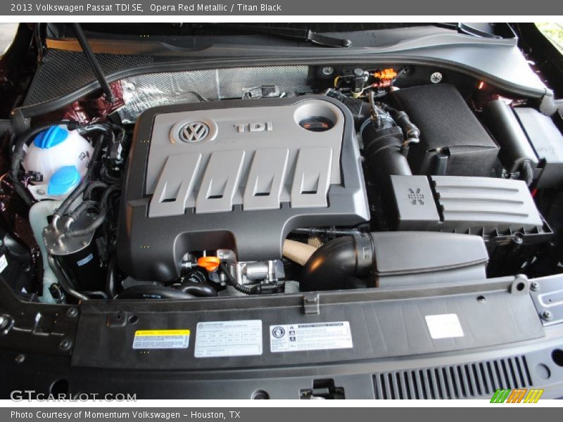 Opera Red Metallic / Titan Black 2013 Volkswagen Passat TDI SE