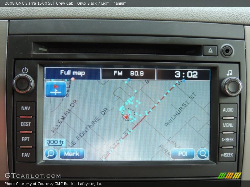 Onyx Black / Light Titanium 2008 GMC Sierra 1500 SLT Crew Cab