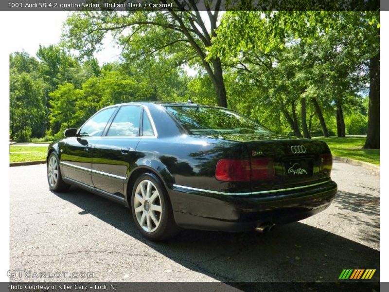 Brilliant Black / Caramel 2003 Audi S8 4.2 quattro Sedan