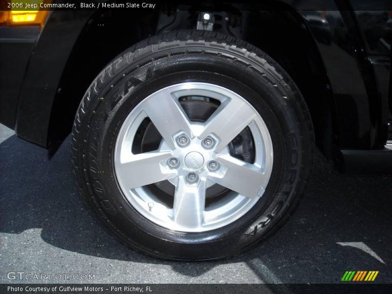 Black / Medium Slate Gray 2006 Jeep Commander